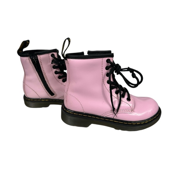 Dr. Martens Kids Pink Boots Size 11 - Picture 2 of 8